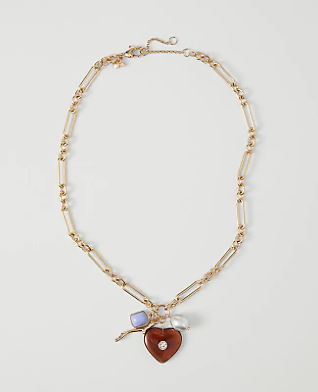 Ann Taylor Pendant Charm Necklace made by Ann Taylor