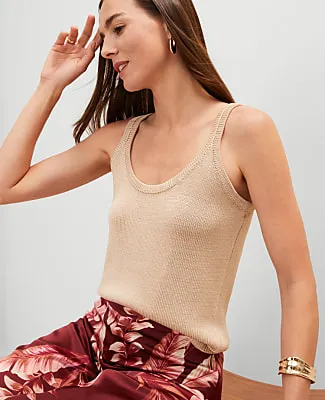Ann Taylor Scoop Neck Sweater Tank Top sold by Ann Taylor