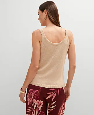Ann Taylor Scoop Neck Sweater Tank Top sold by Ann Taylor product image thumbnail 2