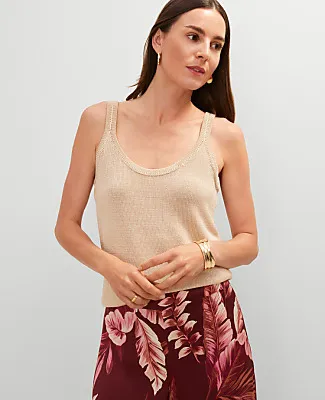 Ann Taylor Scoop Neck Sweater Tank Top sold by Ann Taylor product image thumbnail 3
