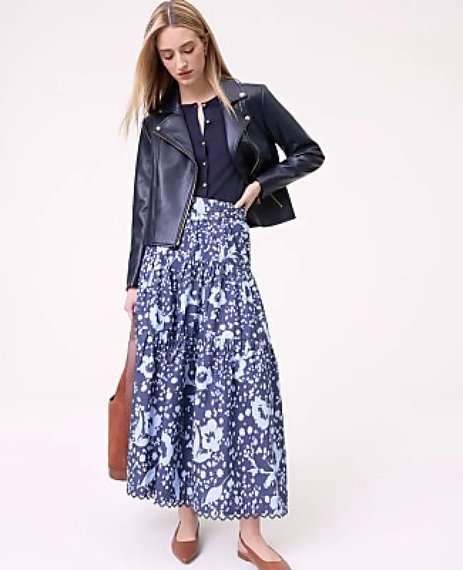 Ann Taylor Weekend Floral Tiered Skirt made by Ann Taylor