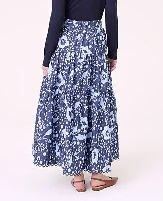 Ann Taylor Weekend Floral Tiered Skirt sold by Ann Taylor product image thumbnail 3