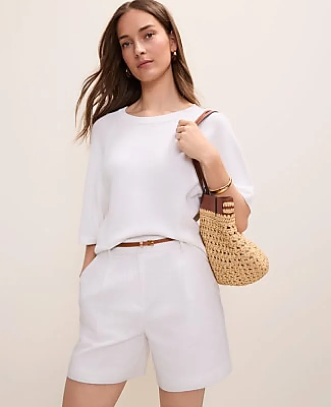 Ann Taylor Petite Raglan Crew Neck Sweater made by Ann Taylor