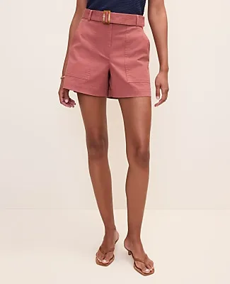 Ann Taylor Weekend Belted Short sold by Ann Taylor product image thumbnail 2