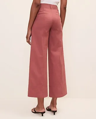 Ann Taylor Weekend Wide-Leg Ankle Pant sold by Ann Taylor product image thumbnail 3