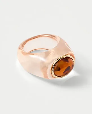 Ann Taylor Metal Stone Ring sold by Ann Taylor