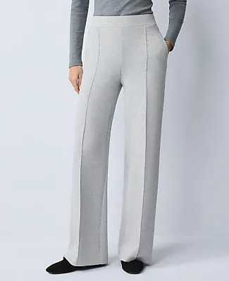 Ann Taylor Petite Weekend Wide-Leg Pant in CloudPlush sold by Ann Taylor product image thumbnail 2