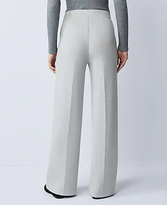 Ann Taylor Petite Weekend Wide-Leg Pant in CloudPlush sold by Ann Taylor product image thumbnail 3