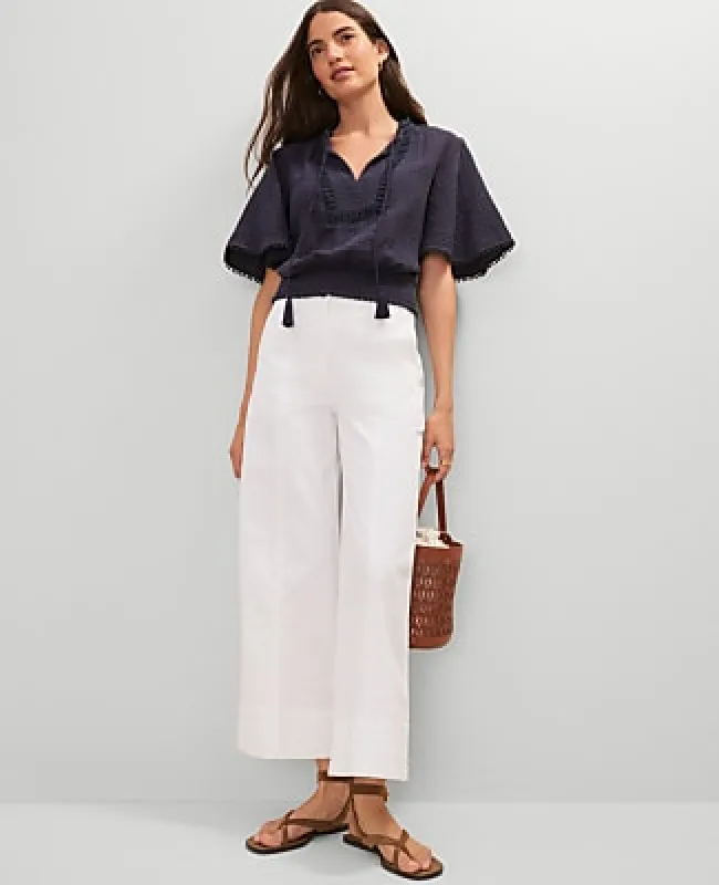 Ann Taylor Weekend Wide-Leg Ankle Pant made by Ann Taylor