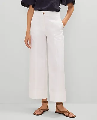 Ann Taylor Weekend Wide-Leg Ankle Pant sold by Ann Taylor product image thumbnail 2