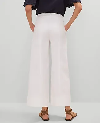 Ann Taylor Weekend Wide-Leg Ankle Pant sold by Ann Taylor product image thumbnail 3