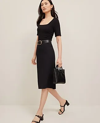 Ann Taylor Ponte Pencil Skirt sold by Ann Taylor
