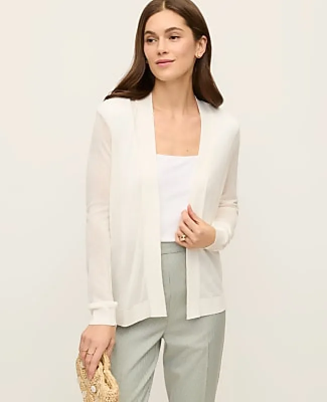 Ann Taylor Essential Open Cardigan made by Ann Taylor