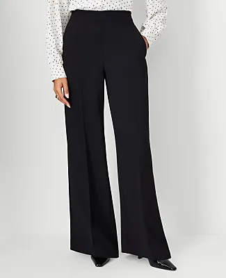 Ann Taylor The Side Zip Wide-Leg Pant in Fluid Crepe sold by Ann Taylor product image thumbnail 2