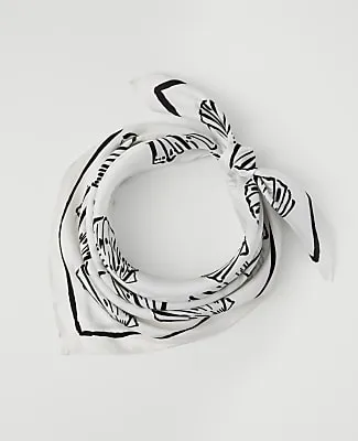 Ann Taylor Shell Print Silk Scarf sold by Ann Taylor