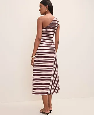 Ann Taylor Striped Midi Dress sold by Ann Taylor product image thumbnail 2
