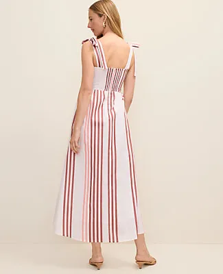 Ann Taylor Weekend Tie Strap Midi Dress sold by Ann Taylor product image thumbnail 2