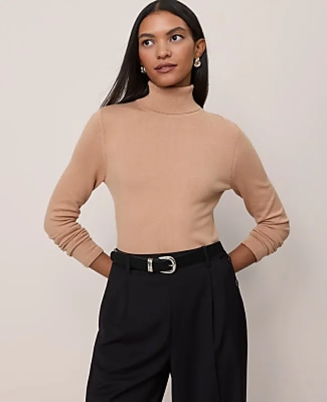 Ann Taylor Petite Essential Turtleneck Sweater made by Ann Taylor