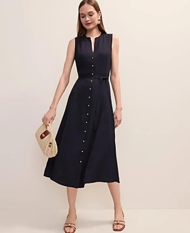 Ann Taylor Belted Flare Dress made by Ann Taylor