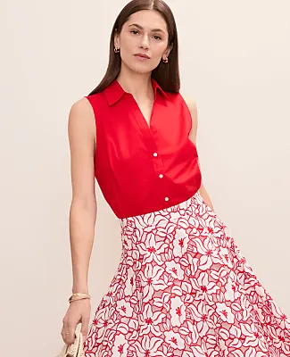 Ann Taylor Petite Sleeveless Essential Shirt sold by Ann Taylor