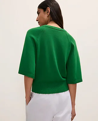 Ann Taylor Raglan Crew Neck Sweater sold by Ann Taylor product image thumbnail 2