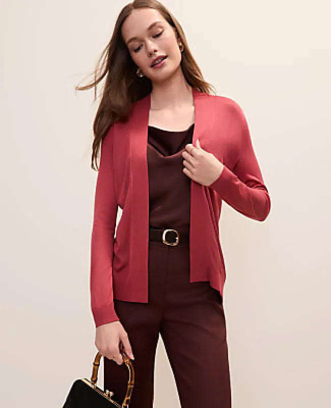 Ann Taylor Essential Open Cardigan made by Ann Taylor