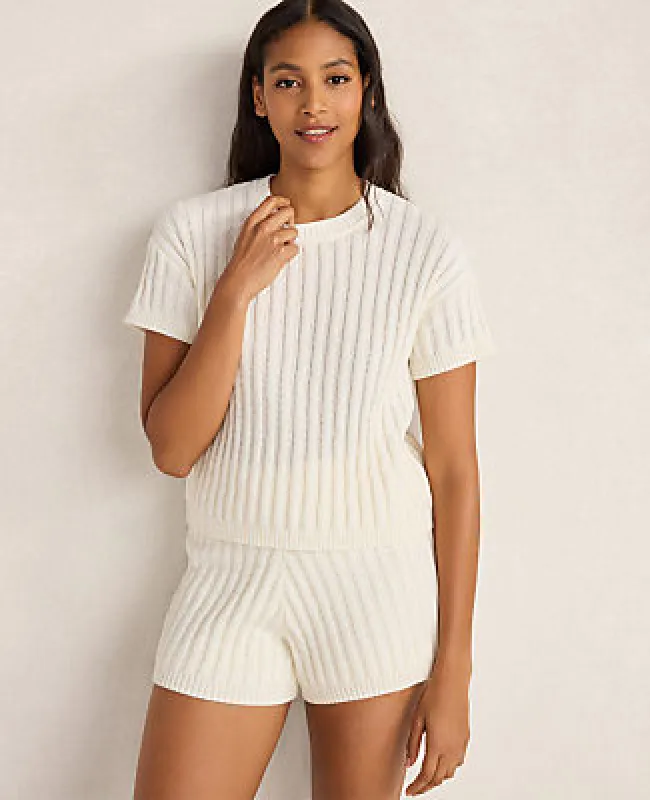 Ann Taylor Haven Well Within Cotton Vertical Stitch Tee made by Ann Taylor