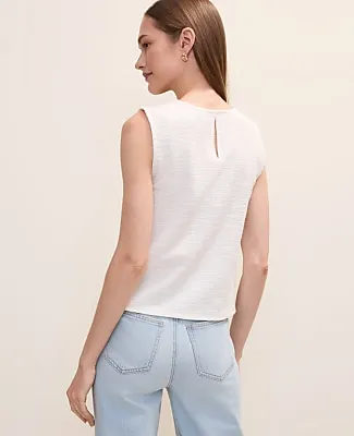 Ann Taylor Petite Tweed Fringed Pocket Top sold by Ann Taylor product image thumbnail 2