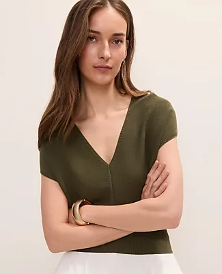 Ann Taylor V-Neck Sweater sold by Ann Taylor product image thumbnail 3