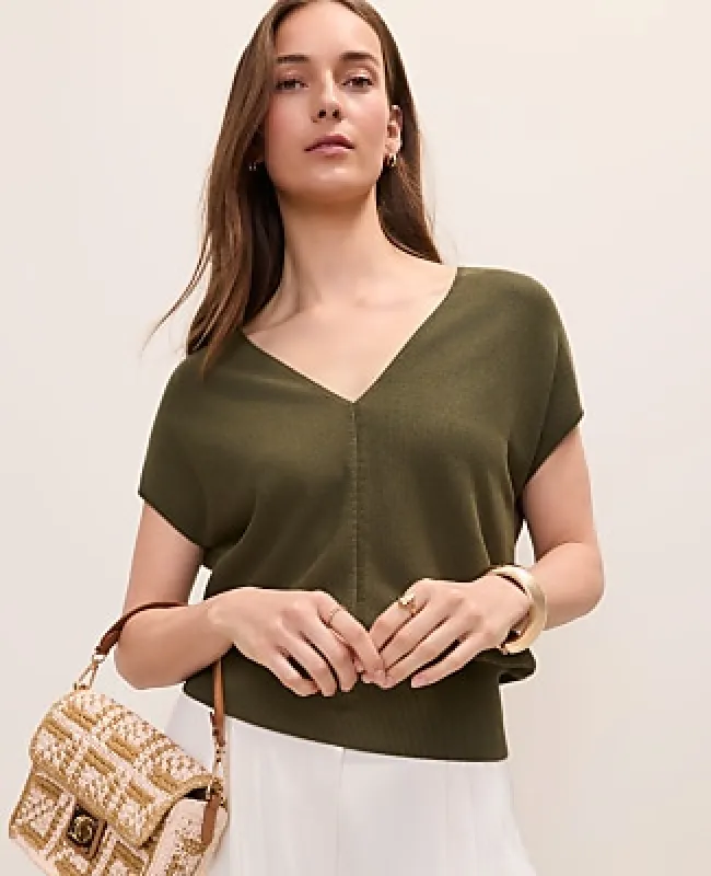 Ann Taylor V-Neck Sweater made by Ann Taylor