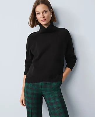 Ann Taylor Petite Crossover Turtleneck Sweater sold by Ann Taylor