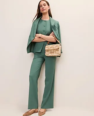 Ann Taylor The Long Crew Neck Vest sold by Ann Taylor product image thumbnail 3