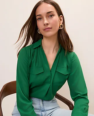 Ann Taylor Camp Shirt sold by Ann Taylor product image thumbnail 3
