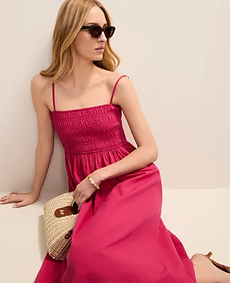 Ann Taylor Weekend Smocked Maxi Dress sold by Ann Taylor product image thumbnail 3