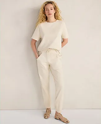 Ann Taylor Haven Well Within Garment-Dyed Organic Cotton Jersey Knit Tee sold by Ann Taylor product image thumbnail 3