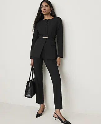 Ann Taylor Belted Split Hem Jacket sold by Ann Taylor product image thumbnail 2