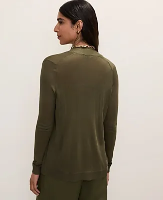 Ann Taylor Essential Open Cardigan sold by Ann Taylor product image thumbnail 2