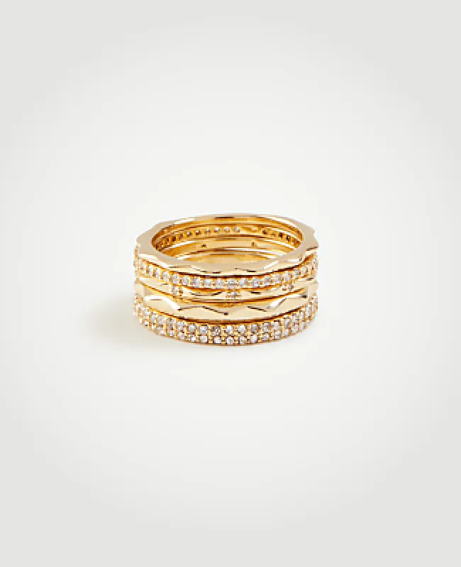 Ann Taylor Stackable Ring Set made by Ann Taylor