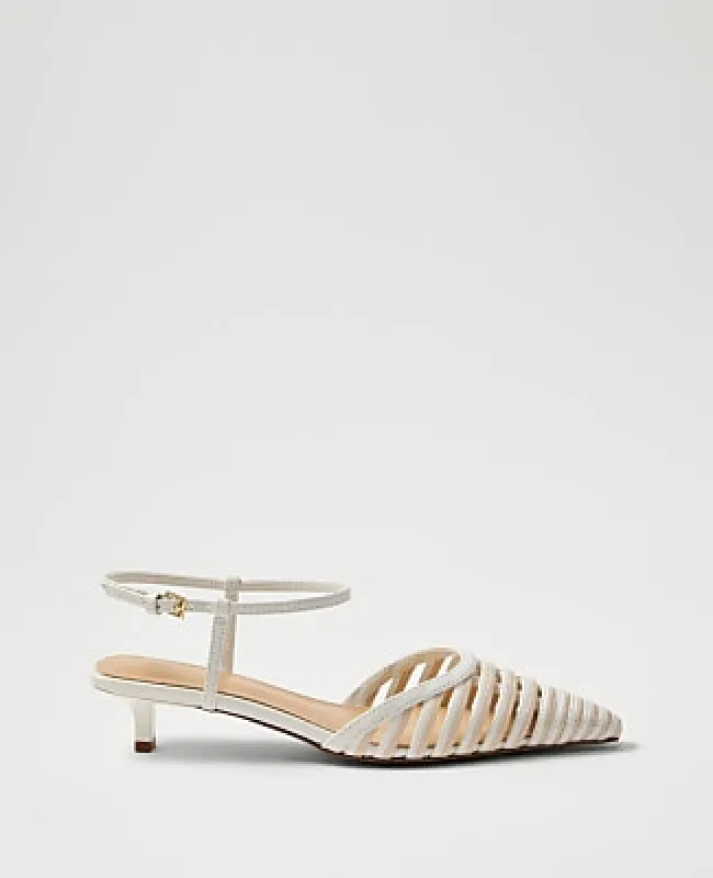 Ann Taylor Kitten Heel Pump made by Ann Taylor