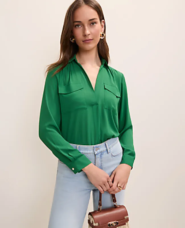Ann Taylor Camp Shirt made by Ann Taylor