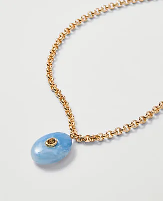 Ann Taylor Stone Pendant Necklace sold by Ann Taylor product image thumbnail 2
