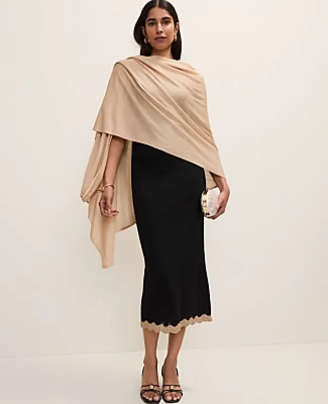 Ann Taylor Wrap Poncho made by Ann Taylor