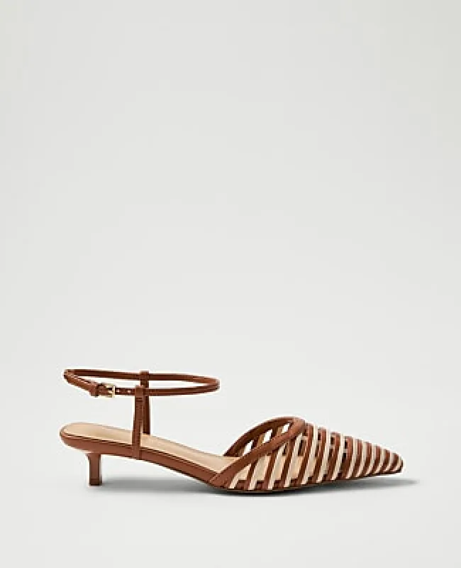 Ann Taylor Kitten Heel Pump made by Ann Taylor