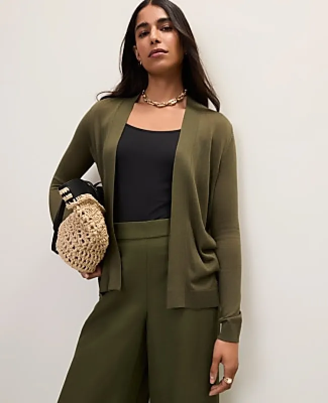 Ann Taylor Essential Open Cardigan made by Ann Taylor