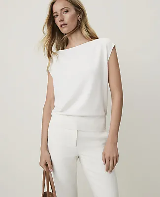 Ann Taylor Boatneck Sweater Shell Top sold by Ann Taylor