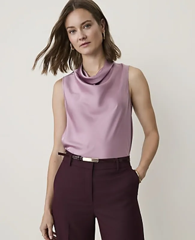 Ann Taylor Draped Cowl Neck Top made by Ann Taylor
