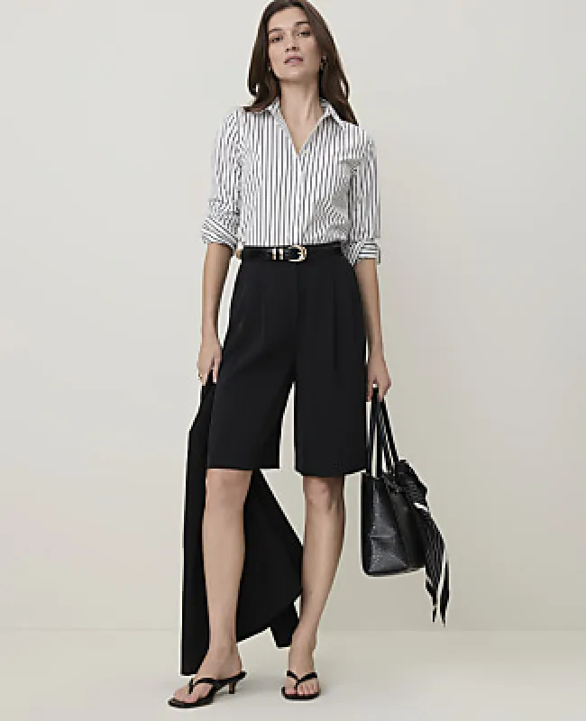 Ann Taylor Petite Pleated Bermuda Short made by Ann Taylor