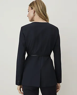 Ann Taylor Belted Split Hem Jacket sold by Ann Taylor product image thumbnail 2