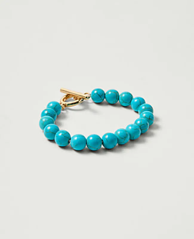 Ann Taylor Turquoise Stone Bracelet made by Ann Taylor