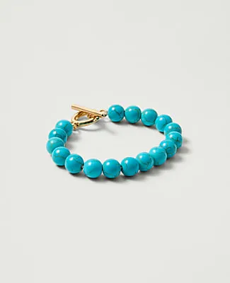 Ann Taylor Turquoise Stone Bracelet sold by Ann Taylor
